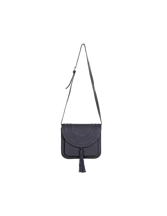 Natasha Shoulder Bag (Berry Blue)-FUN93_B