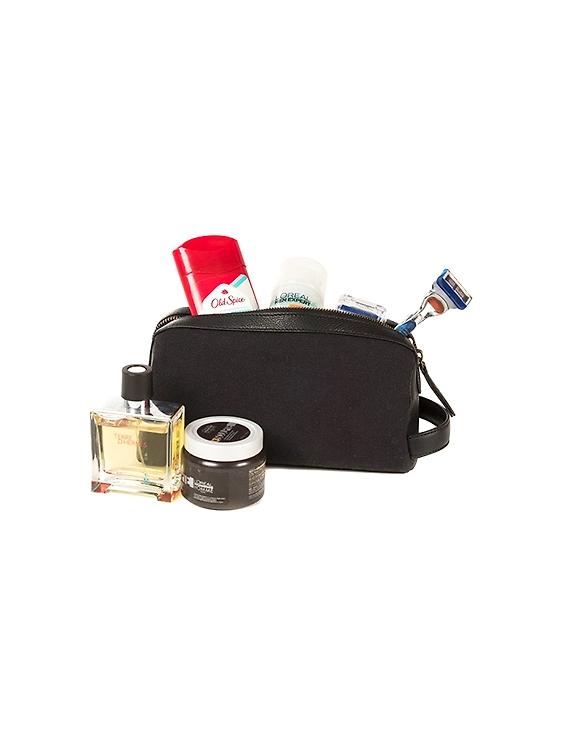 Damon Toilet Bag (Charcoal Black)-3