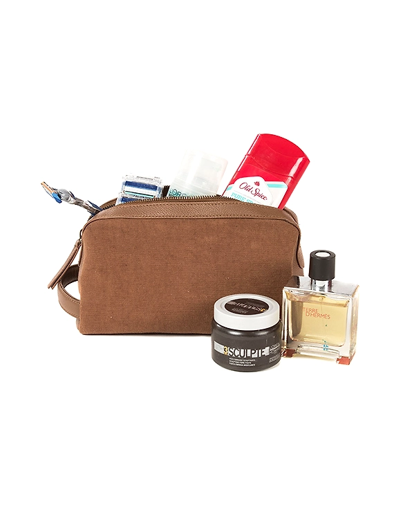 Damon Toilet Bag (Honey Tan)-3