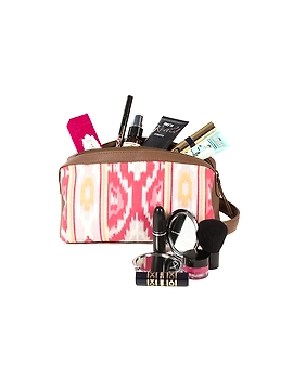 Fuchsia Toilet Bag (Printed Pink)-3-sm
