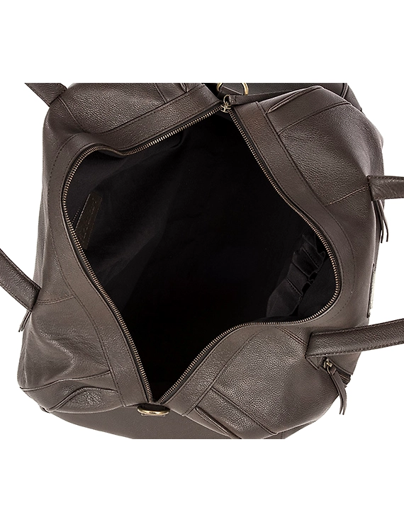 Rofel Duffle Bag (Dark Mahogany Brown)-3