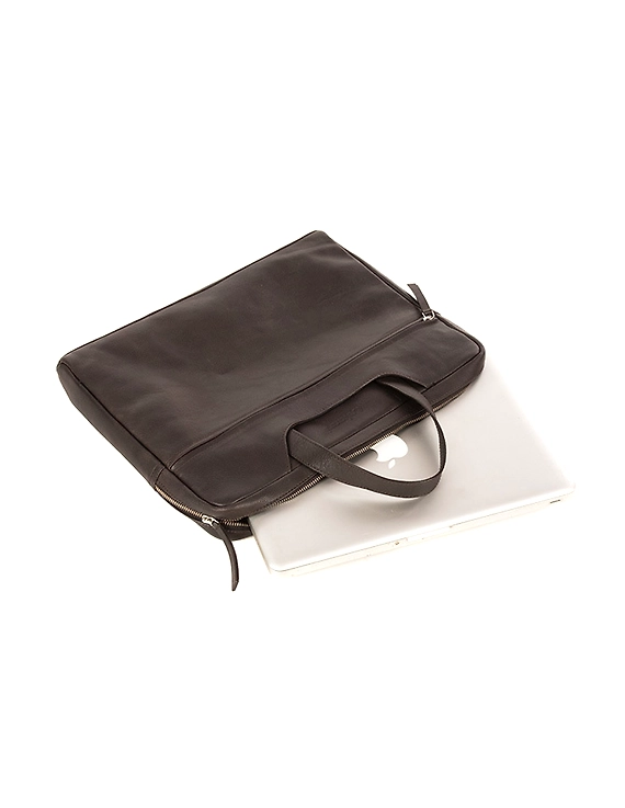 Leon Business Bag (Dark Mahogany Brown)-1