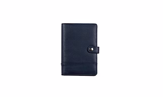 Sterling Passport Holder (Midnight Blue)