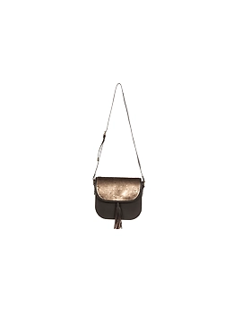 Fauna Sling Bag (Chocolate Brown with Sequins flap)-3-sm