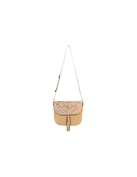 Fauna Sling Bag (Beige with printed flap)-3-sm