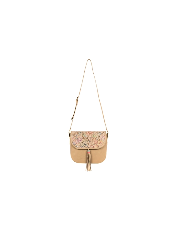 Fauna Sling Bag (Beige with printed flap)-3
