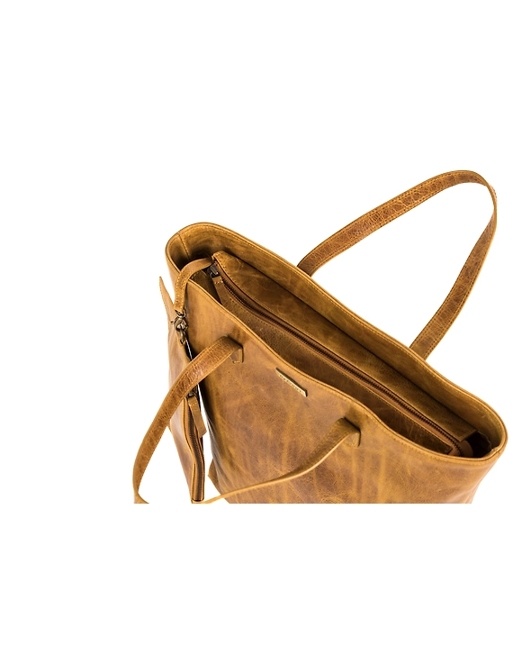 Salvia Tote Bag (Burnt Yellow)-1