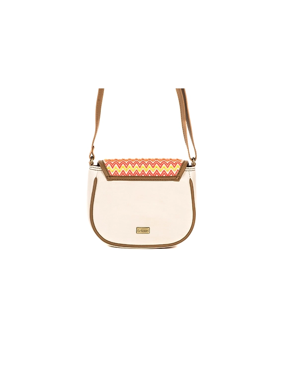 Embroidered Moon Bag (Ivory White)-3