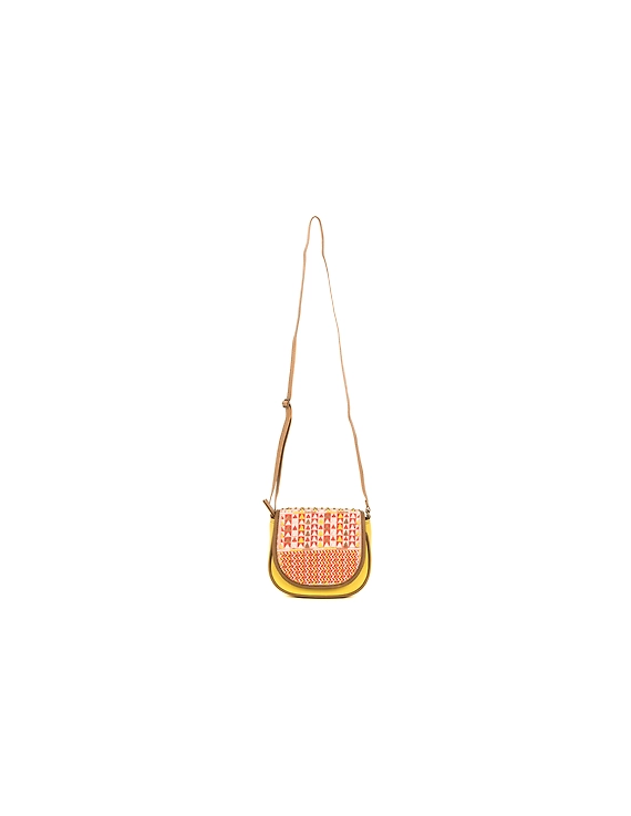 Embroidered Moon Bag (Sunny Yellow)-3