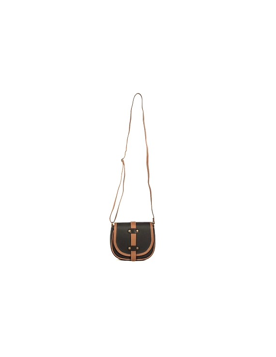 All Leather Moon Bag (Jet Black)-3