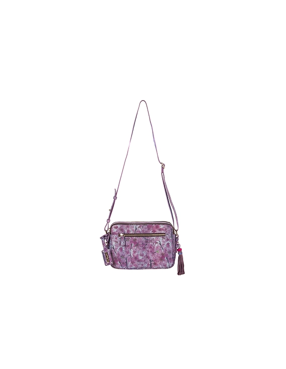 Flora Sling Bag (Printed Purple)-1