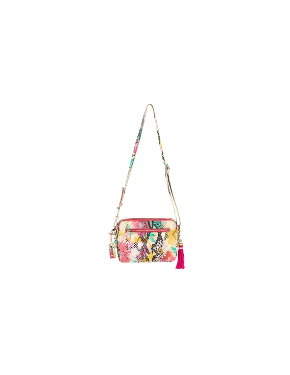 Flora Sling Bag (Printed Pink)-1