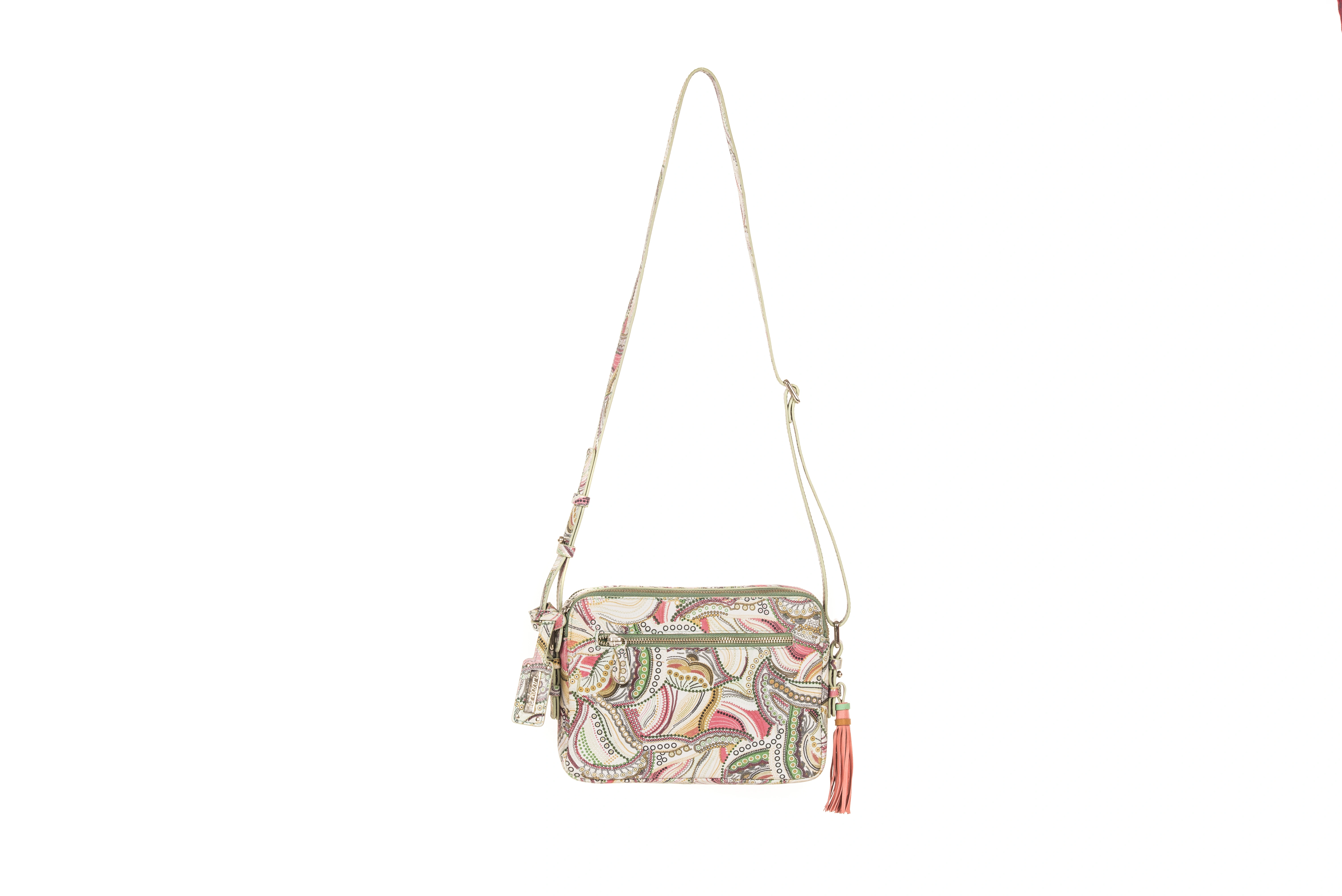 Flora Sling Bag (Printed Sea Green)-1