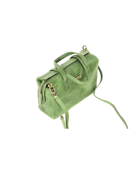 Selena Soft Bowling Bag (Forest Green)-3-sm