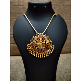jaibeauty ramlella big pent saree chain(microgold)