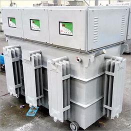 shakti power solutions automatic servo controlled oil cooled voltage stabilizer