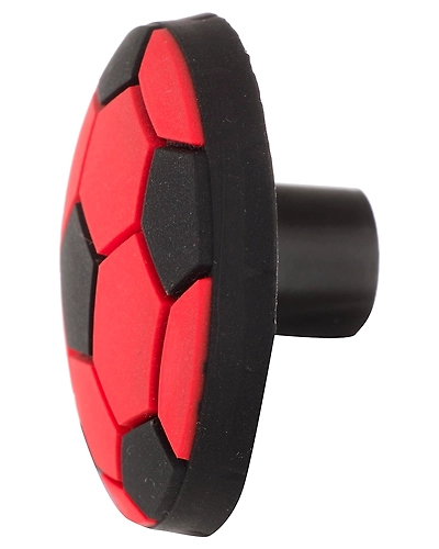 Football Knob red &amp; black-3