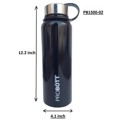 Probott Thermosteel Thermos Flask Water Bottle 1500 ml (PB1500-02) (Colour May Vary)-BLACK-5