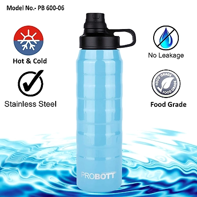 PROBOTT Thermosteel Spectra Flask 600ml - PB 600-06 (Colour May Vary)-SKY-3