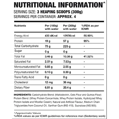 IN2 MASS 1.2 Kg MASS GAINER-MANGO-1.2 Kg-3