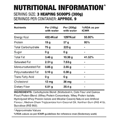 IN2 MASS 2.7 Kg MASS GAINER-RICH CHOCOLATE-2.7 kg-4