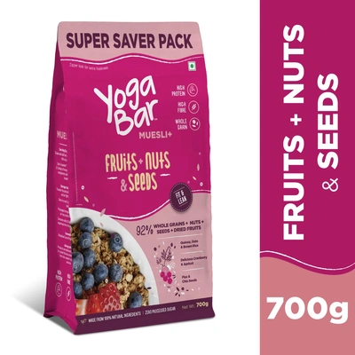Yogabar Wholegrain Breakfast Muesli-NUTS AND SEEDS-700 g-3