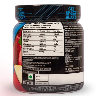 IN2 BCAA-300 g MUSCLE RECOVERY-APPLE-300 g-30-5