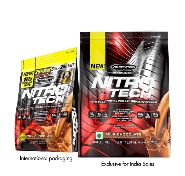 MUSCLETECH NITROTECH PERF SERIES 10 LBS WHEY PROTIEN ISOLATE  |  Indian Business Portal