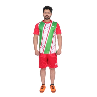 Vector X Football Set (T-Shirt &amp; Short) VFS-Italy-GREEN /RED-10-3