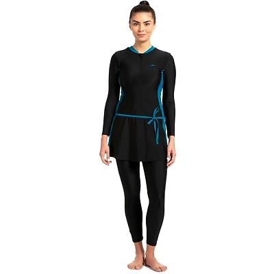 SPEEDO 807230D748 SWIM COSTUMES LADIES 2 PCS FULL BODYSUIT-42-2