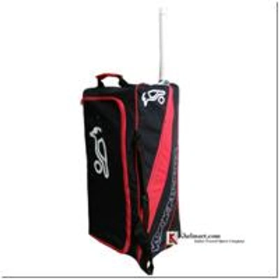 Kookaburra PRO 600 Cricket kit bag-Black/red-3