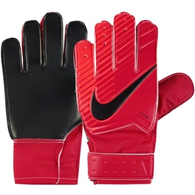 Nike G K Match Jr Goalkeeping Gloves-Red Black-3-1
