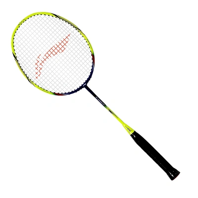 Li-ning Sk Junior 77 - (strung) Badminton Rackets-BLUE AND LIME-Full Size-1 Unit-4