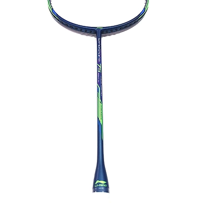 Li-ning Windstorm 75 Superlight Unstrung Badminton Racket-NAVY AND GREEN-Full Size-1 Unit-5