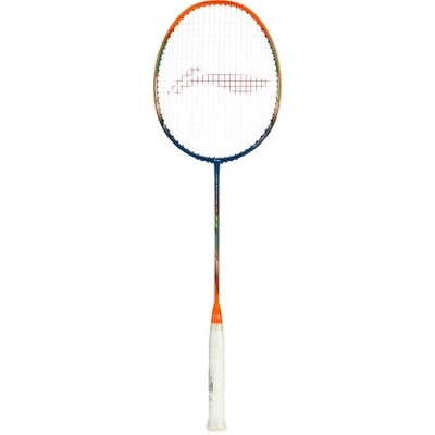 Li-ning Windstorm 72 Super Light Professional Badminton Racquet-NAVY AND RED AND SILVER-Full Size-1 Unit-3