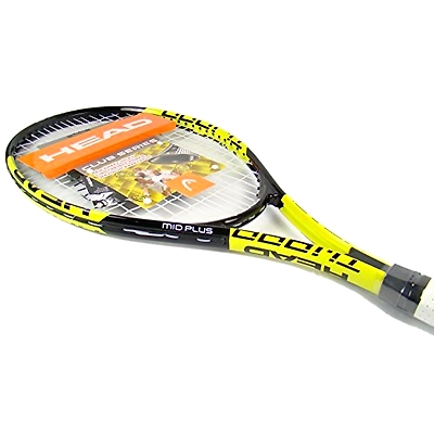 Head Titanium 1000 Lawn Tennis Racket-BLACK AND YELLOW-Full Size-1 Unit-4