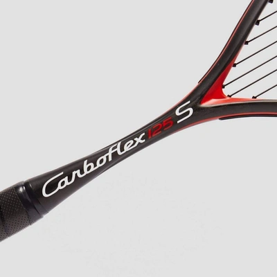 Tecnifibre Carboflex 125 S Squash Racquet-BLACK AND RED-Full Size-1 unit-4
