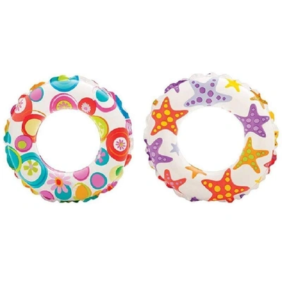 Intex #59230 Recreation Lively Print Swim Ring (Colour May Very)-51CM-2