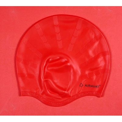 Attractive Airavat Ear Swimming Caps for Thick and Long Hair-2953
