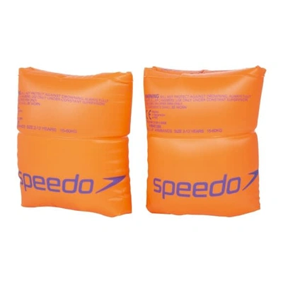 Speedo Roll Up Swim Arm Band-Orange-JR-2