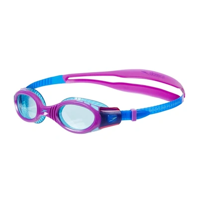 Speedo Futura Biofuse Flexiseal Swim Goggles-Purple/Blue-JR-3