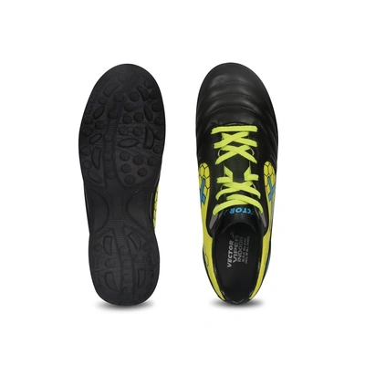 Vector X Viper Indoor Football Shoes (Black-Green)-BLACK/F. GREEN-4-3