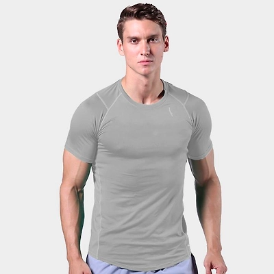Dive Sports Men Achiever Tee T Shirt-LIGHT GREY-XL-2