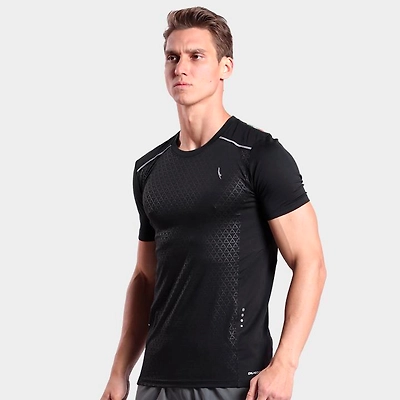 Dive Sports Mens Hyper Tee T Shirt-BLACK-XL-3