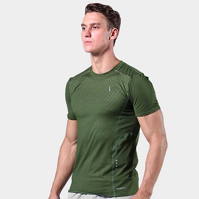 Dive Sports Mens Hyper Tee T Shirt-L-OLIVE-3