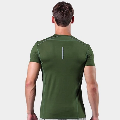 Dive Sports Mens Hyper Tee T Shirt-OLIVE-XS-2