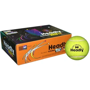 Headly Heavy Cricket Tennis Ball (pack Of 6, Yellow)