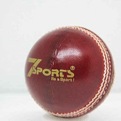 Competent Yo Kids Leather Cricket Ball-RED-1 Unit-1