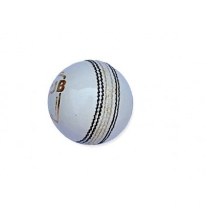 Sg Club Leather White Cricket Ball-WHITE-1 Unit-1
