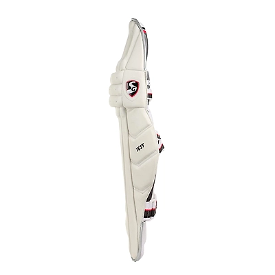 Sg Test White Cricket Batting Leg Guard-YOUTH-1 Pair-1